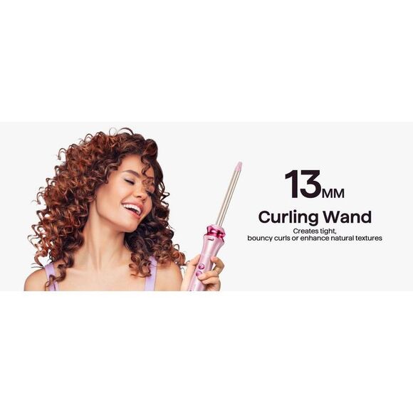 Wavytalk - Heatwave Pro 5-in-1 Curling Wand Set, Inc Pink - Picture 13 of 13